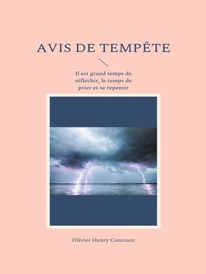 cover image of Avis de tempête